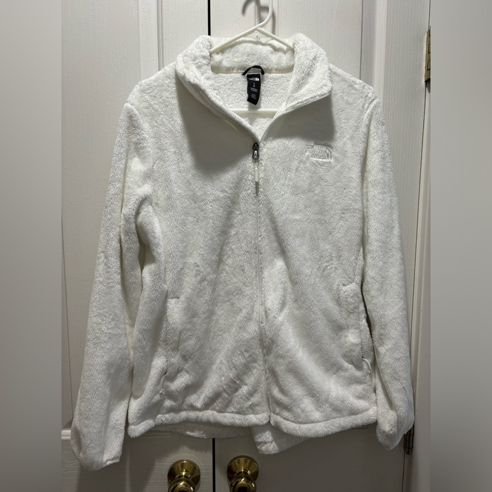White North Face fleece zip